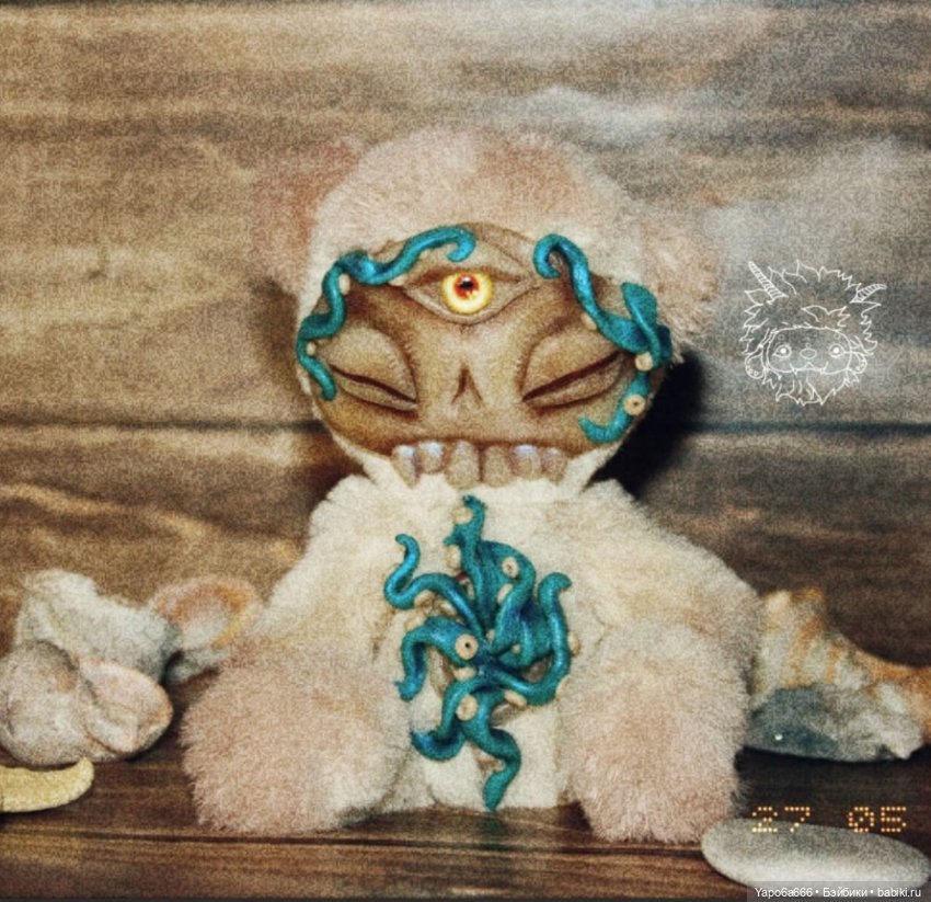 Подборка моих игрушек — Игрушки в смешанной технике (мех и глина): Арт