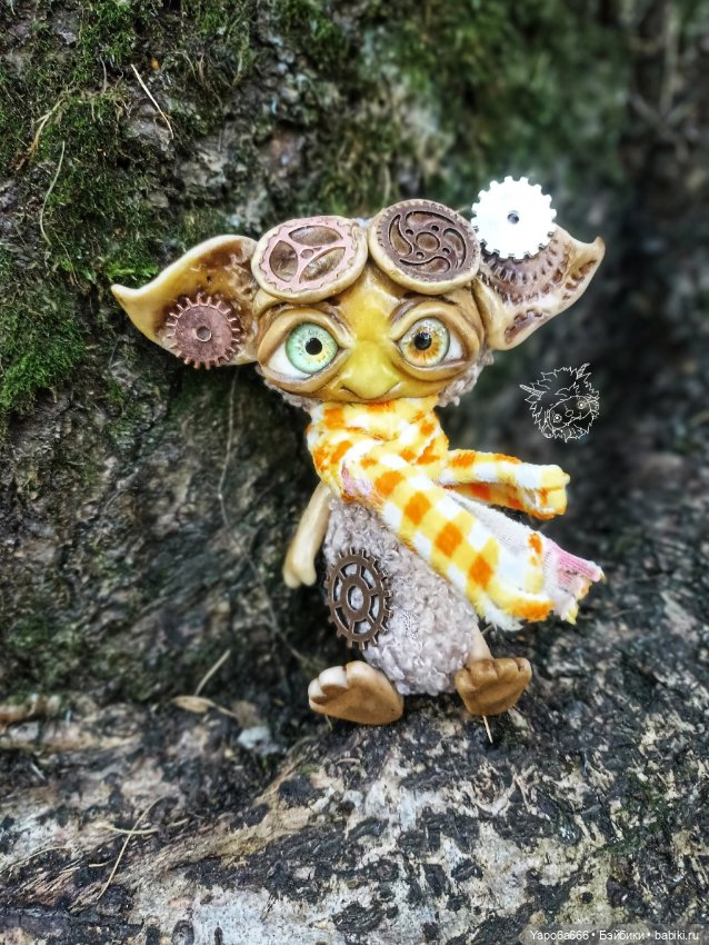 Подборка моих игрушек — Игрушки в смешанной технике (мех и глина): Арт
