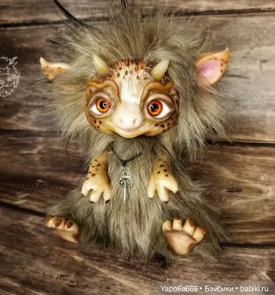 Подборка моих игрушек — Игрушки в смешанной технике (мех и глина): Арт