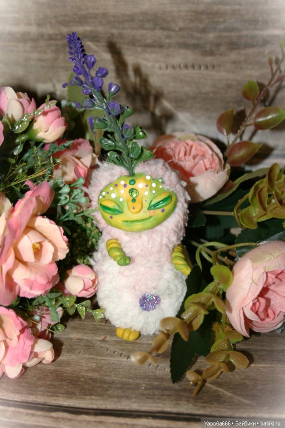 Подборка моих игрушек — Игрушки в смешанной технике (мех и глина): Арт