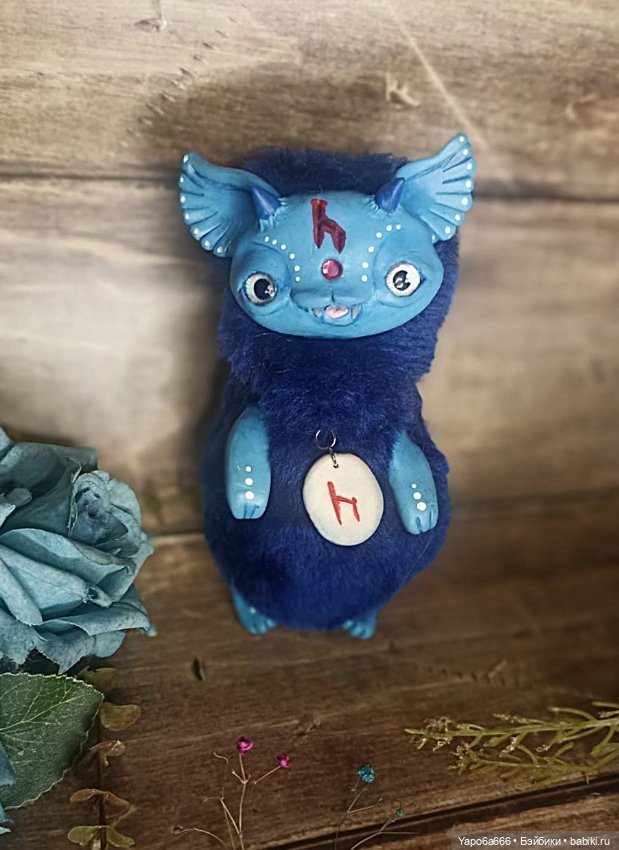 Подборка моих игрушек — Игрушки в смешанной технике (мех и глина): Арт