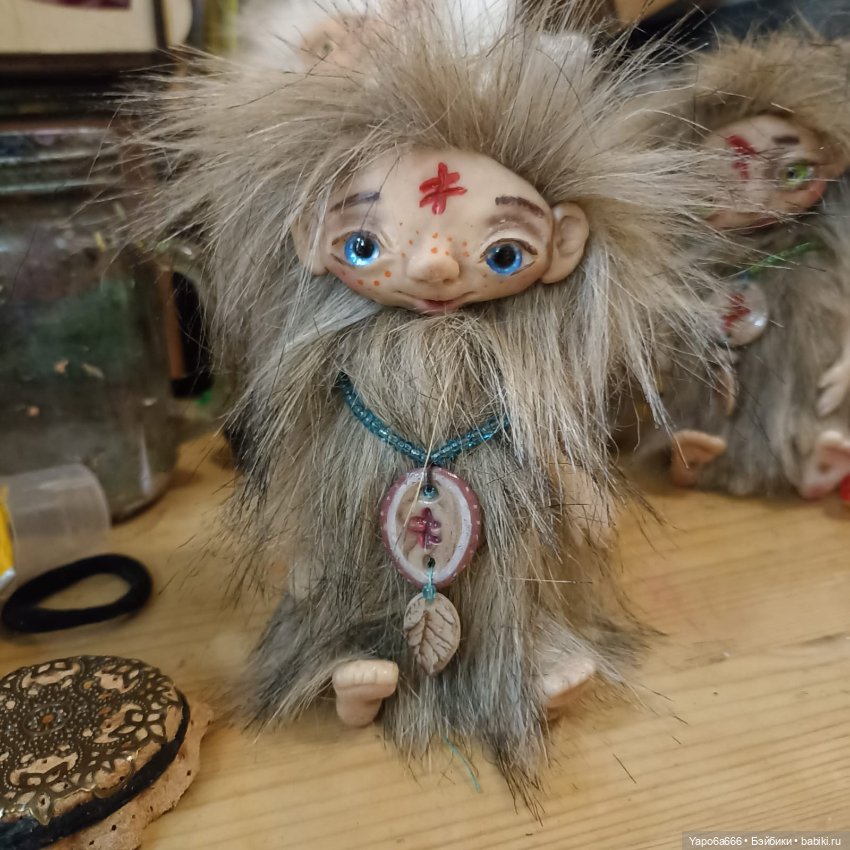 Подборка моих игрушек — Игрушки в смешанной технике (мех и глина): Арт