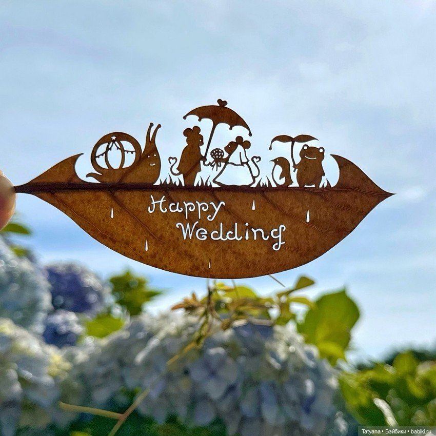 Работы из листьев lito_leafart (фото 2)