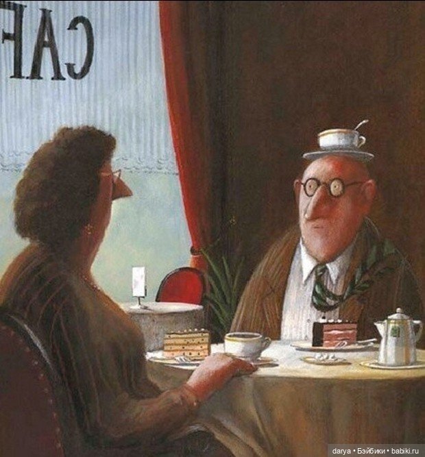 Добродушные карикатуры Gerhard Glück