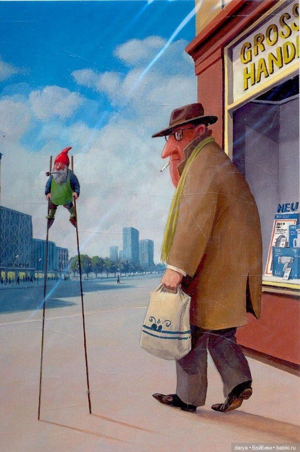 Добродушные карикатуры Gerhard Glück