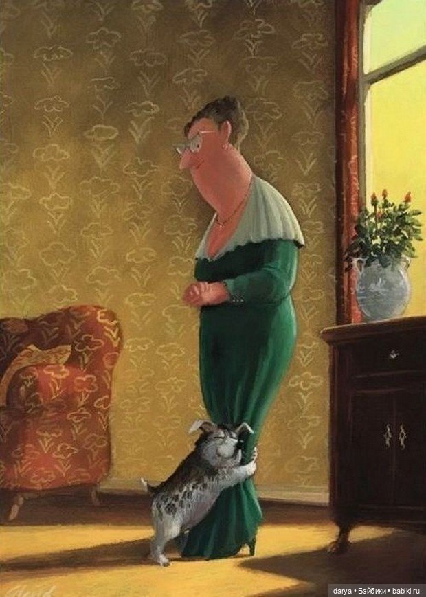 Добродушные карикатуры Gerhard Glück