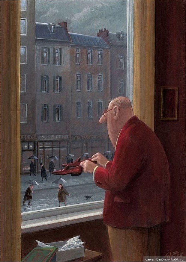 Добродушные карикатуры Gerhard Glück