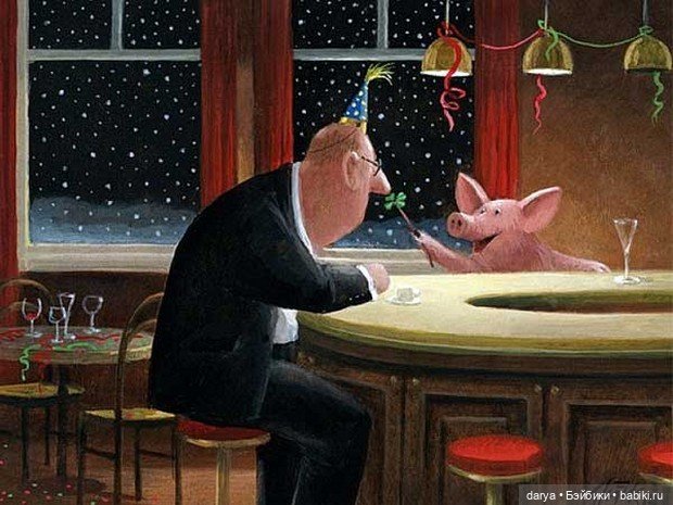 Добродушные карикатуры Gerhard Glück