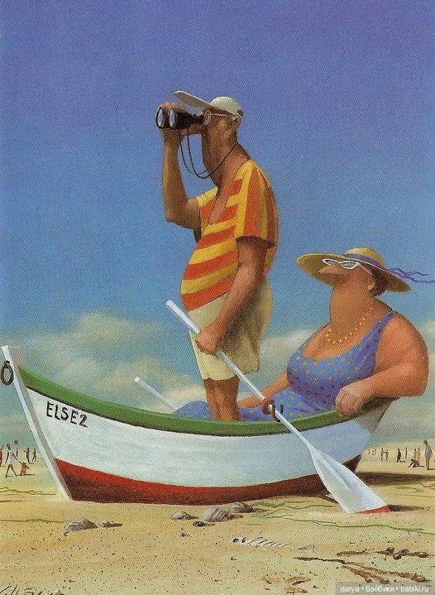 Добродушные карикатуры Gerhard Glück