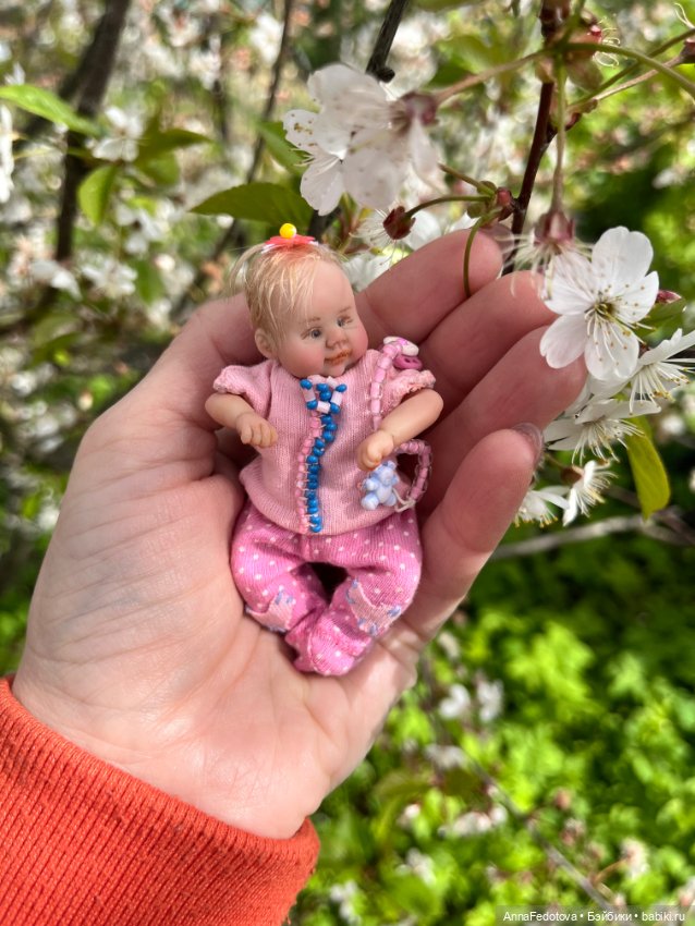 Анютка🥰 — Авторские миниатюрные куклы: лепка (фото 2)