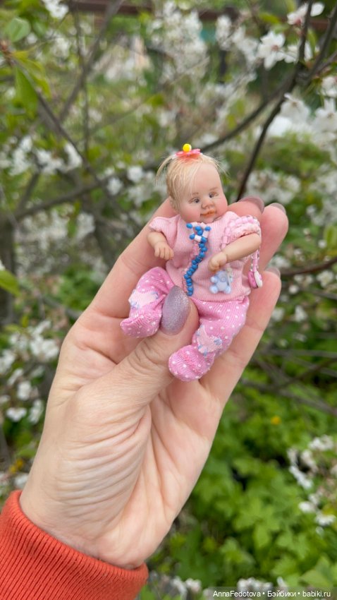 Анютка🥰 — Авторские миниатюрные куклы: лепка