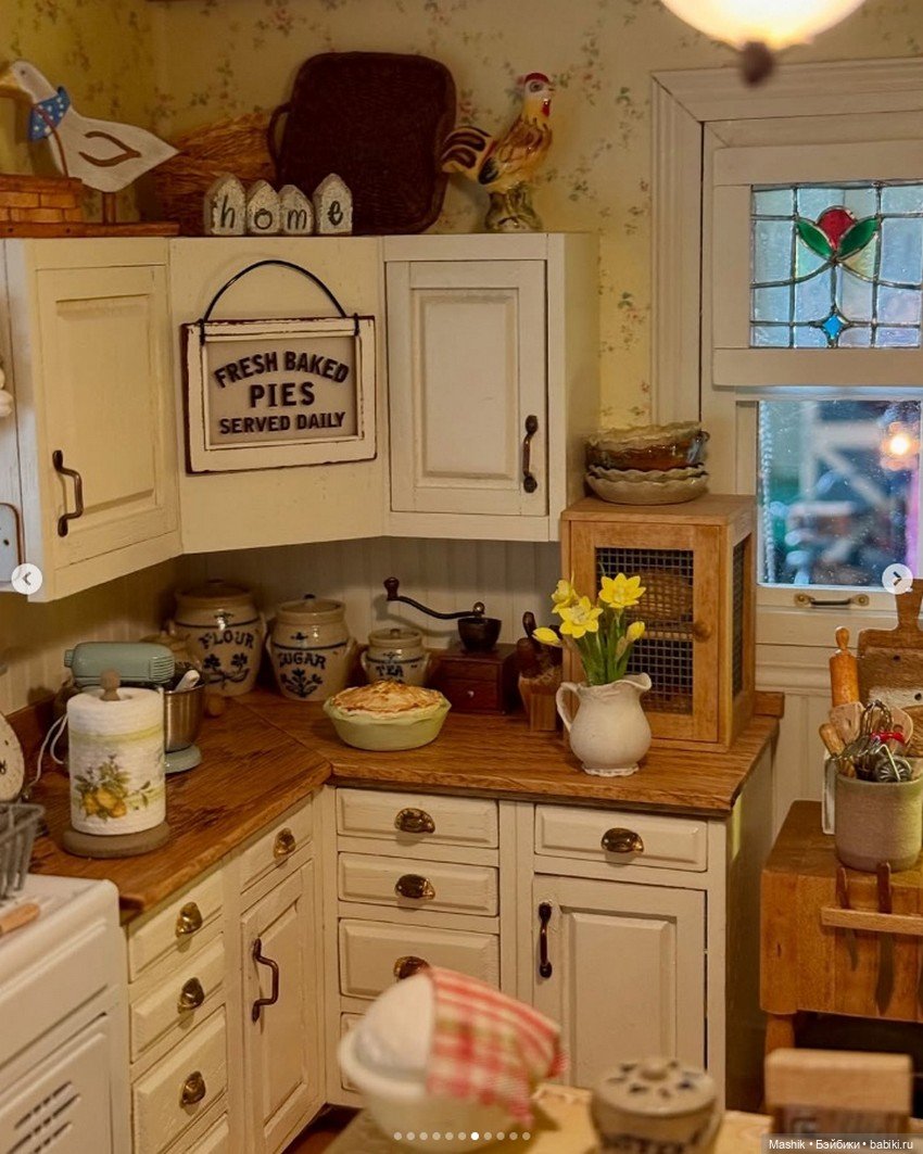 Кухня от Кэтлин Холмс — Румбоксы и кукольные интерьеры: фото (фото 4)