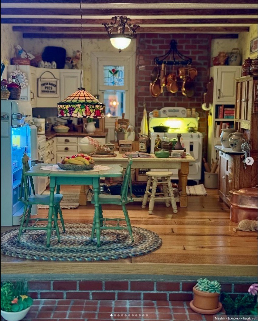 Кухня от Кэтлин Холмс — Румбоксы и кукольные интерьеры: фото (фото 9)