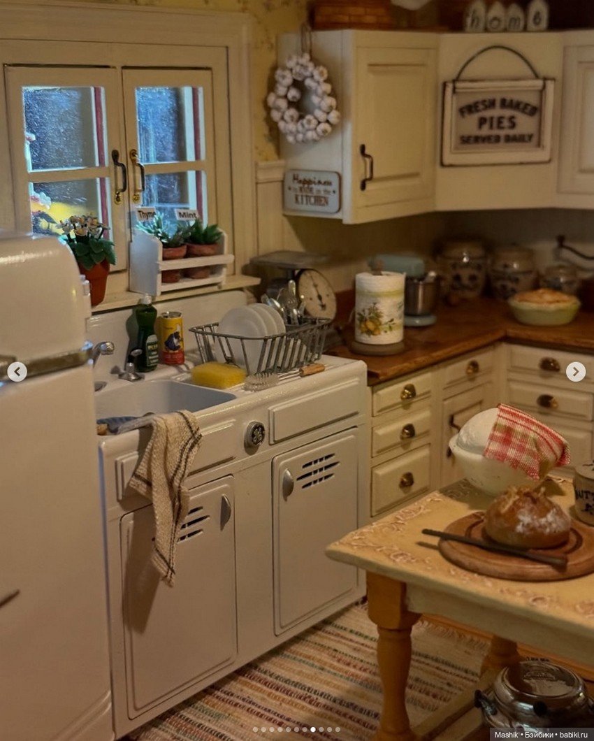 Кухня от Кэтлин Холмс — Румбоксы и кукольные интерьеры: фото (фото 3)