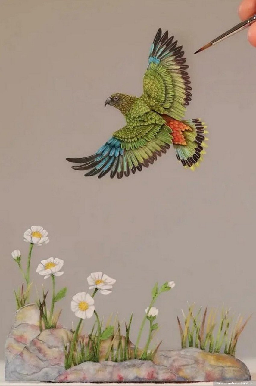 Бумажные миниатюры творческого дуэта Наяны Шримали и Венеры Берд