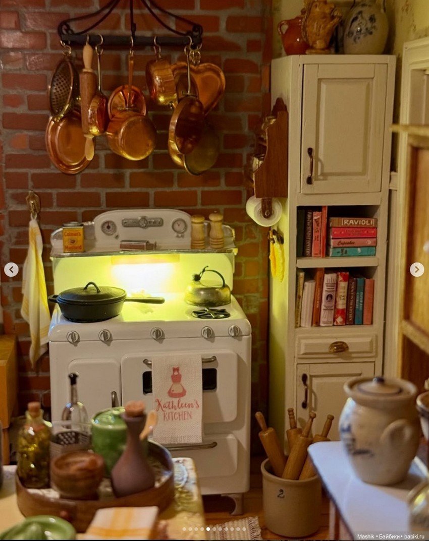 Кухня от Кэтлин Холмс — Румбоксы и кукольные интерьеры: фото (фото 2)