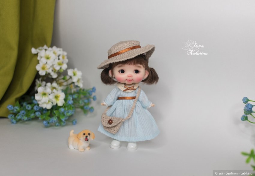 Дама с собачкой) — Куклы и тела Obitsu 11 (Ob11): гибриды