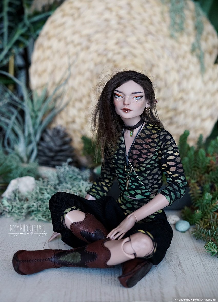 Наряд темного друида — Одежда и обувь для кукол своими руками: фото (фото 8)