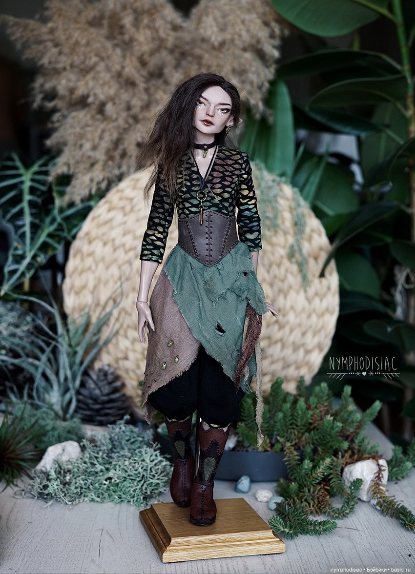 Наряд темного друида — Одежда и обувь для кукол своими руками: фото (фото 7)