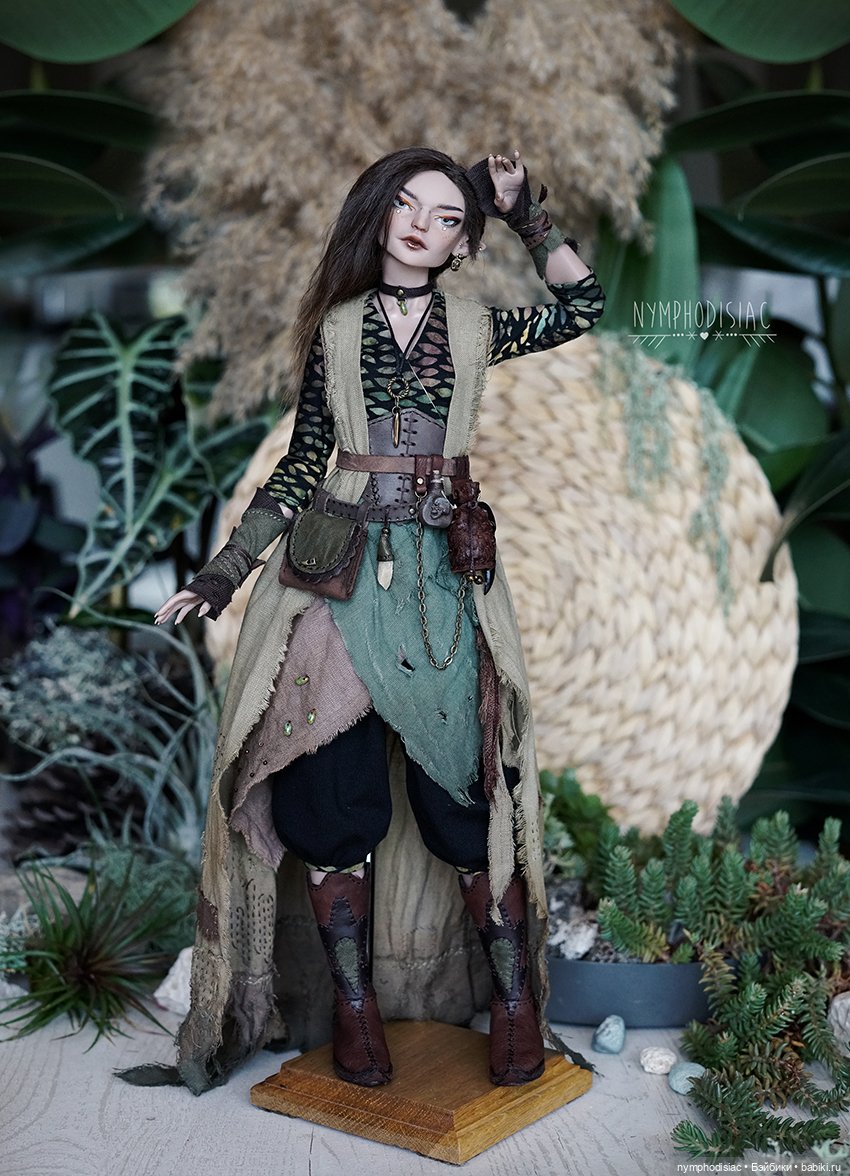 Наряд темного друида — Одежда и обувь для кукол своими руками: фото (фото 5)