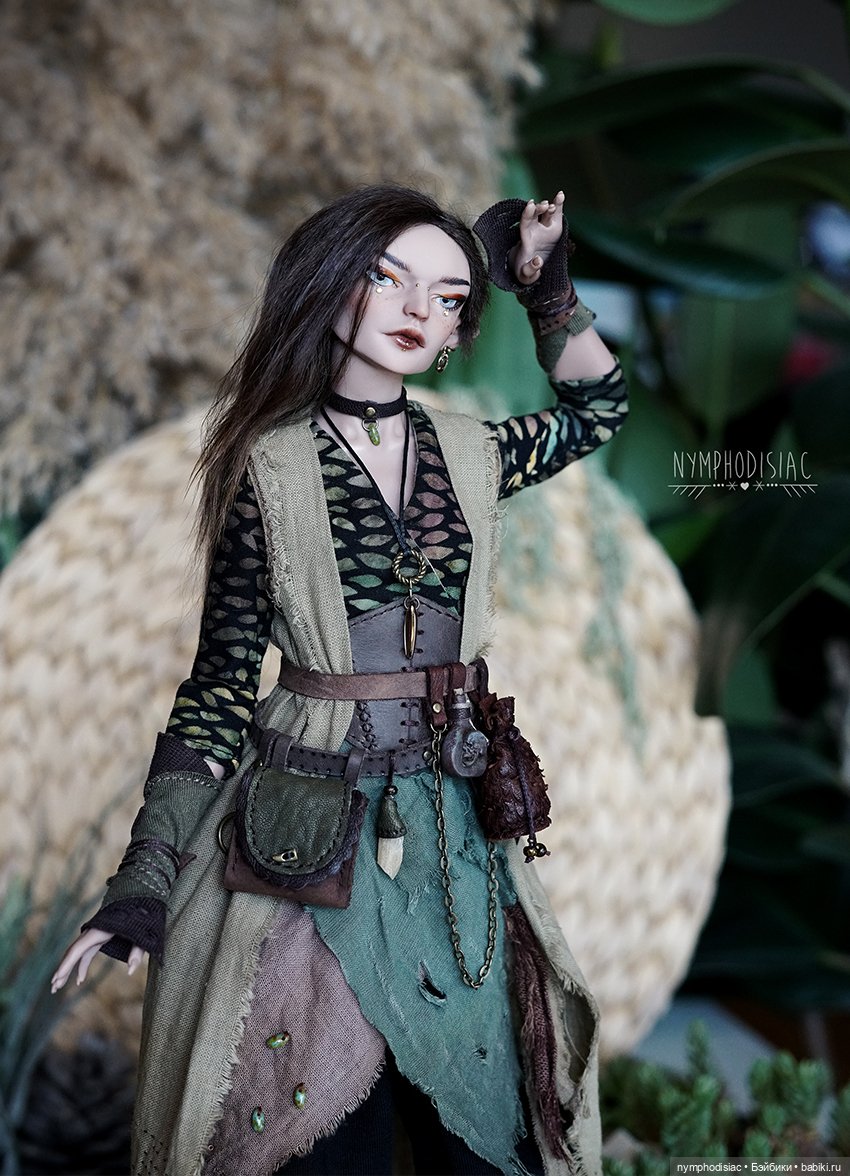 Наряд темного друида — Одежда и обувь для кукол своими руками: фото (фото 6)