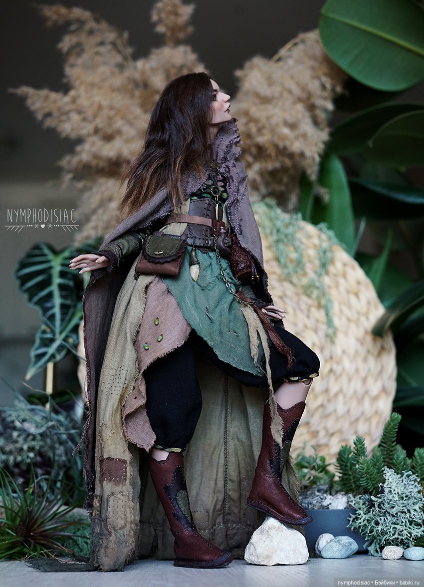 Наряд темного друида — Одежда и обувь для кукол своими руками: фото (фото 3)