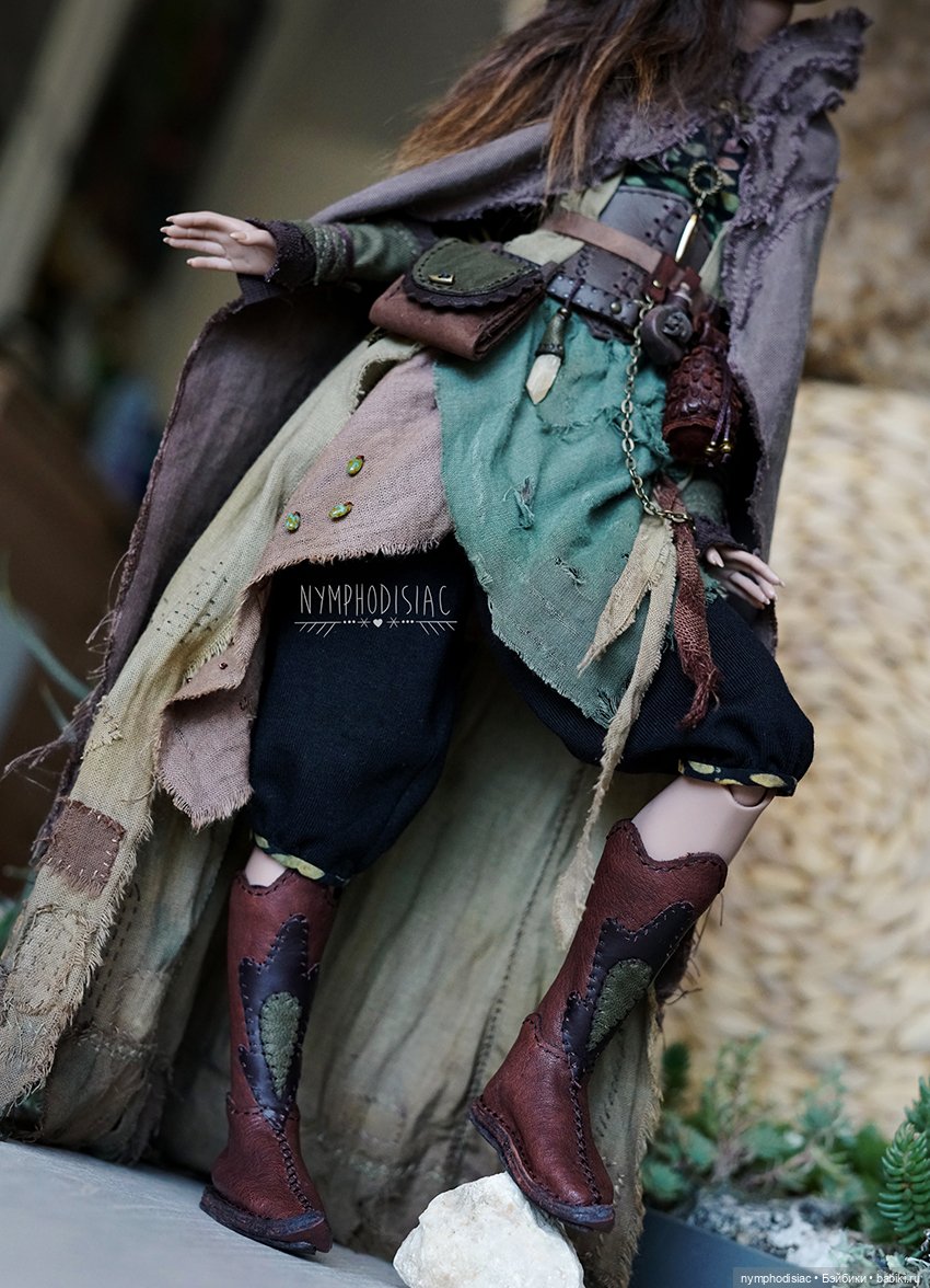 Наряд темного друида — Одежда и обувь для кукол своими руками: фото (фото 10)