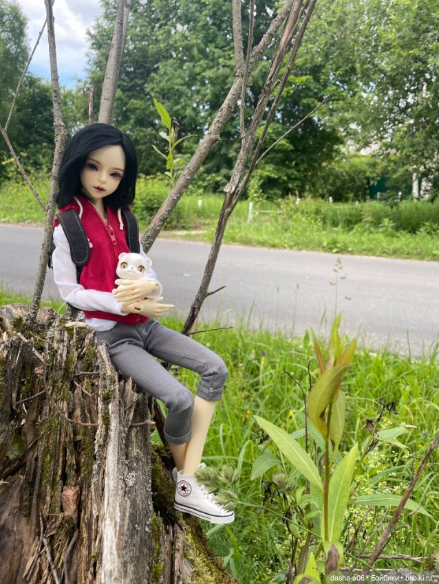 Секретный гость дачи) — Фотоистории с куклами BJD (БЖД): сериалы (фото 2)