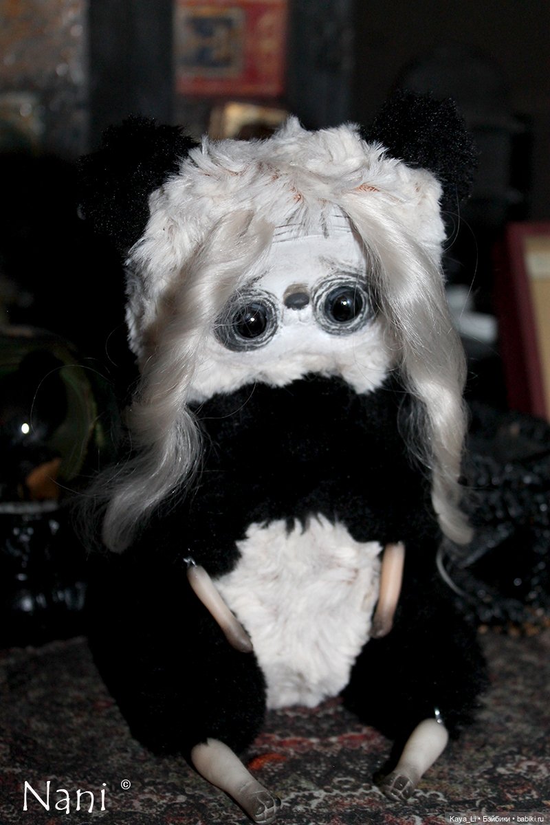 Мишка Сайлэнс — Авторские игрушки из разных материалов: синельная проволока (фото 2)