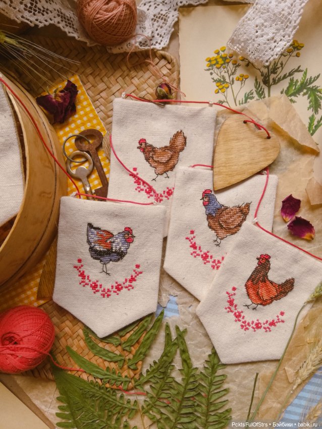 Курочки готовы🐣🥰 — Вышивка крестиком (фото 4)