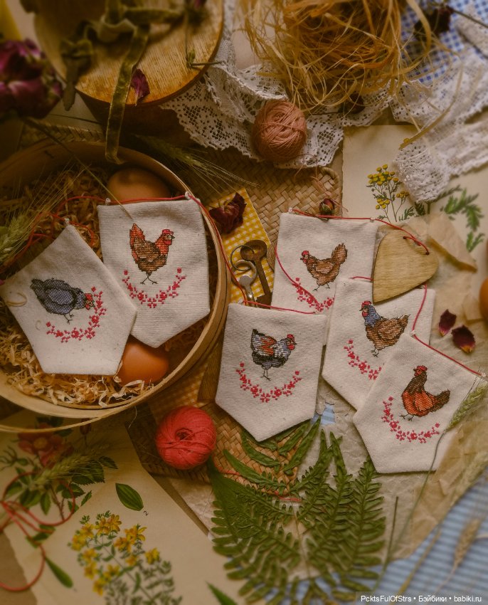 Курочки готовы🐣🥰 — Вышивка крестиком (фото 2)