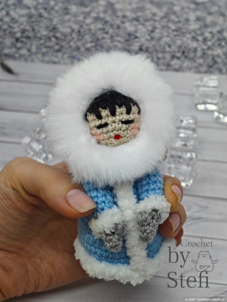 Эскимоска — Вязаные игрушки и амигуруми: крючком (фото 9)
