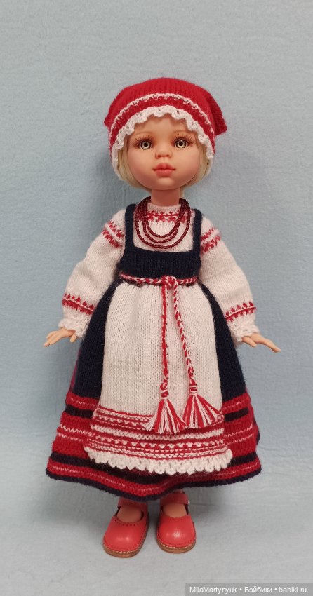 Народный костюм — Одежда и обувь для кукол своими руками: фото (фото 6)