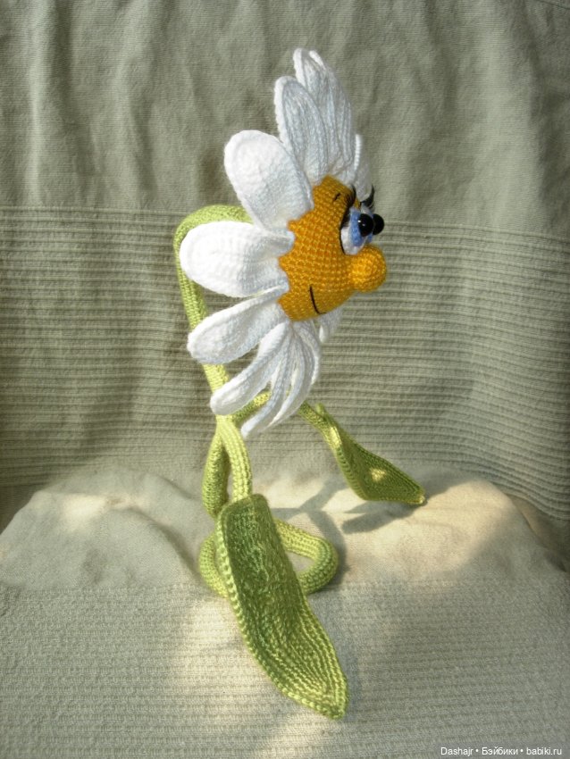 Ромашка — Вязаные игрушки и амигуруми: крючком (фото 5)