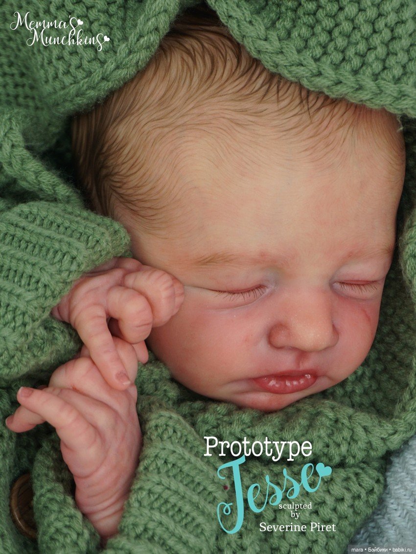 Jesse скульптора Severine Piret, автор куклы Memma's Munchkins (фото 5)