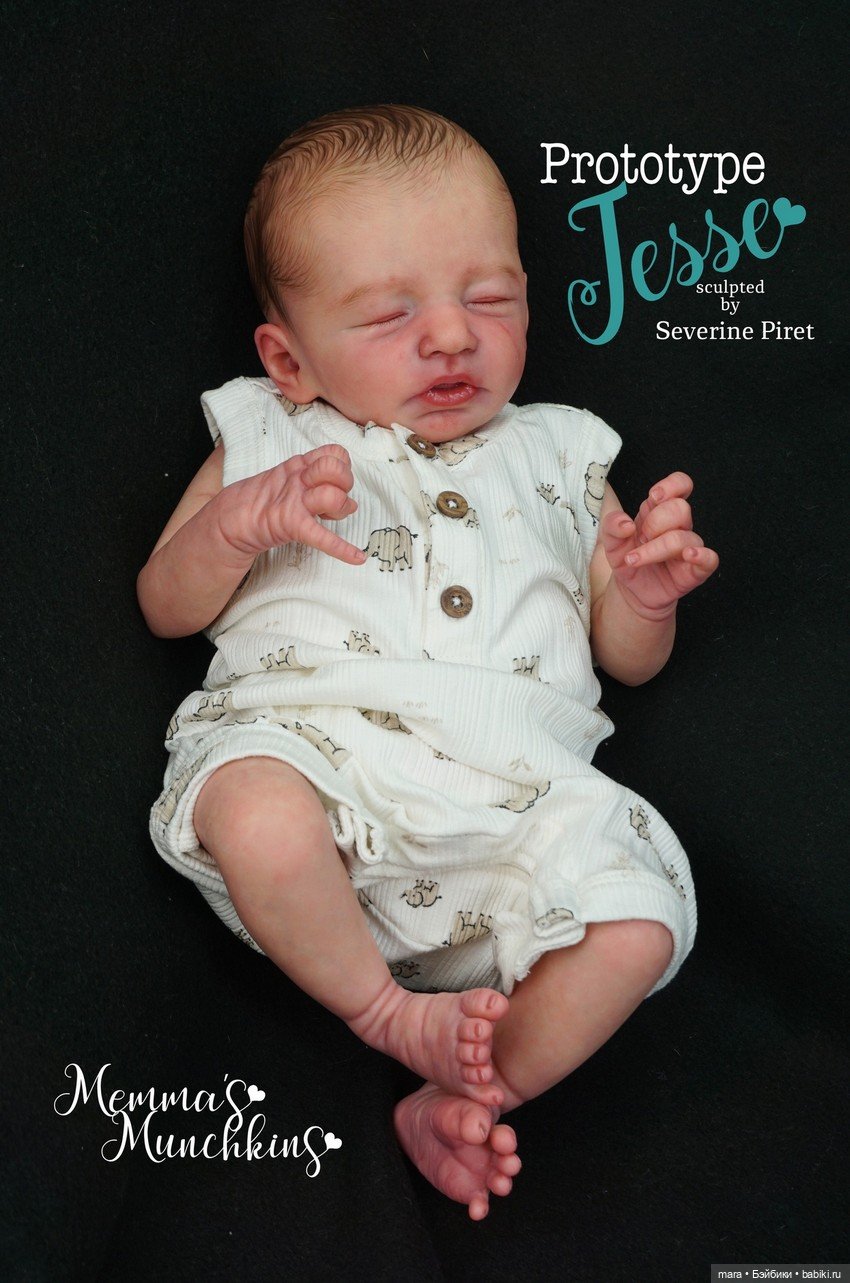 Jesse скульптора Severine Piret, автор куклы Memma's Munchkins (фото 4)