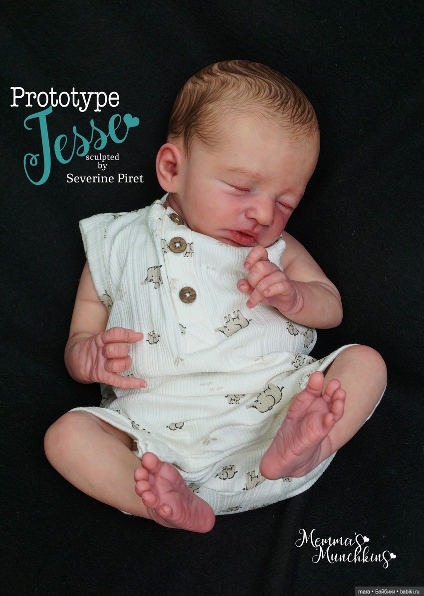Jesse скульптора Severine Piret, автор куклы Memma's Munchkins (фото 2)