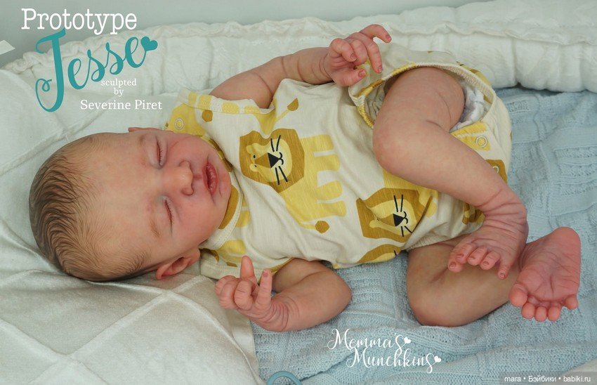 Jesse скульптора Severine Piret, автор куклы Memma's Munchkins (фото 3)