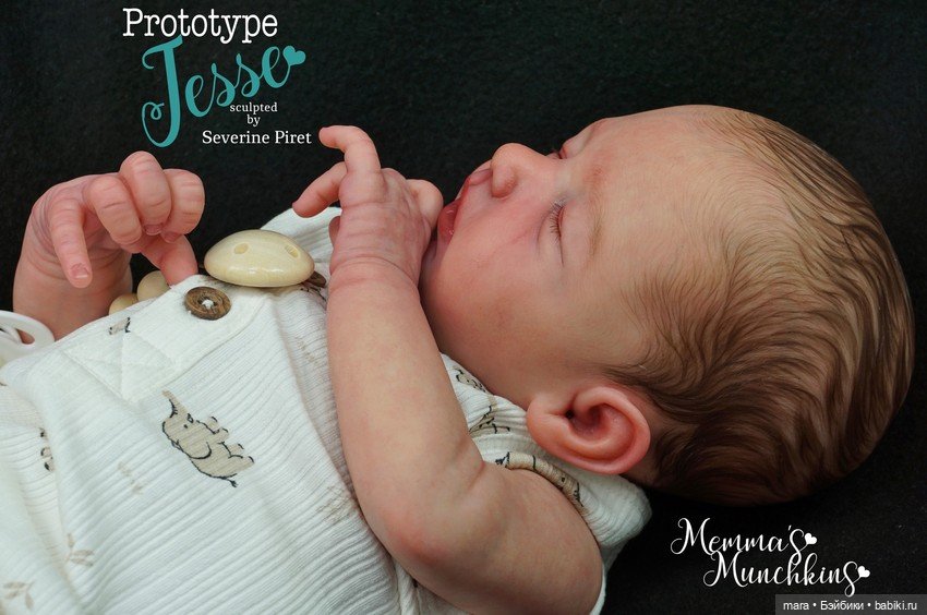 Jesse скульптора Severine Piret, автор куклы Memma's Munchkins (фото 7)