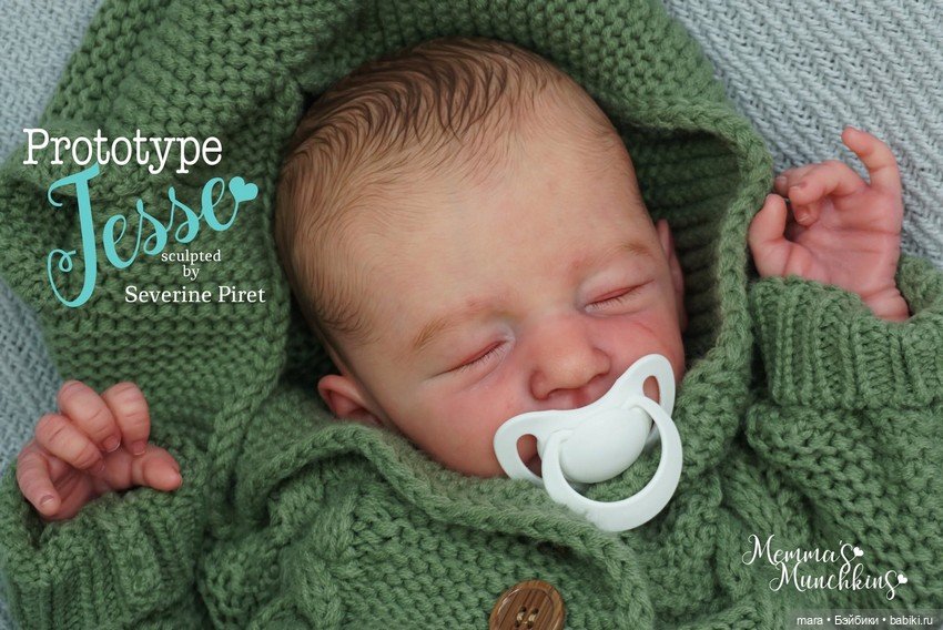 Jesse скульптора Severine Piret, автор куклы Memma's Munchkins (фото 6)