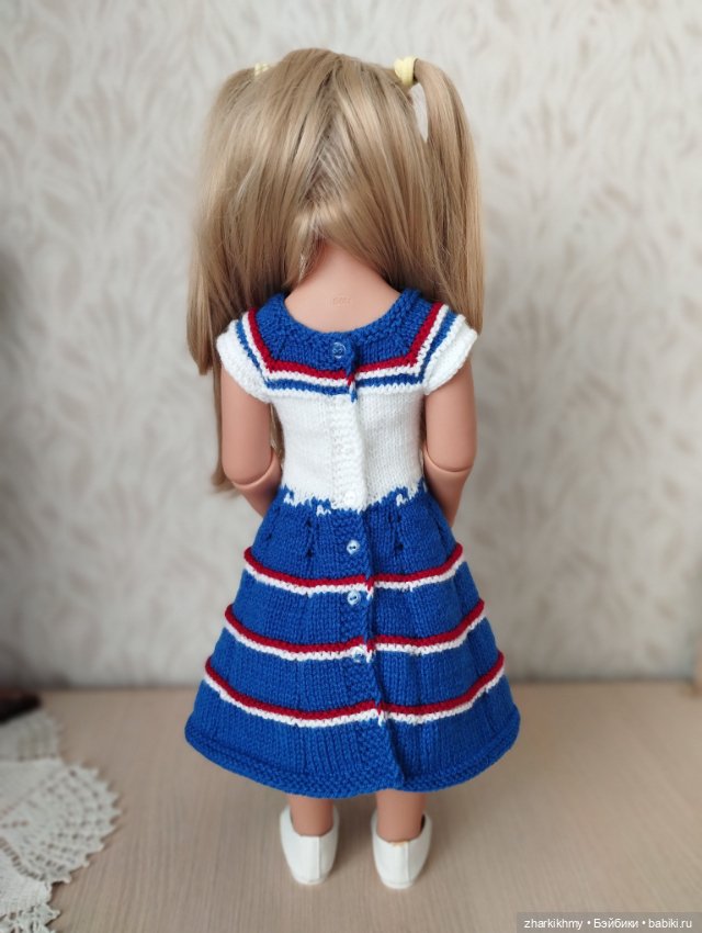 "Морские" платья — Одежда и обувь для кукол своими руками: фото (фото 4)