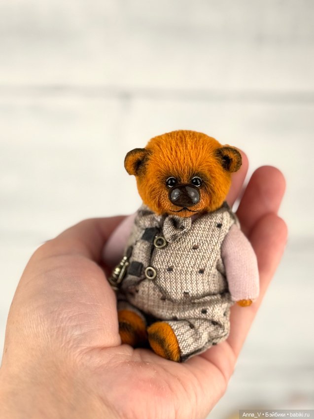 Тедди мишка Клим — Авторские мишки Тедди и друзья: фото (фото 5)