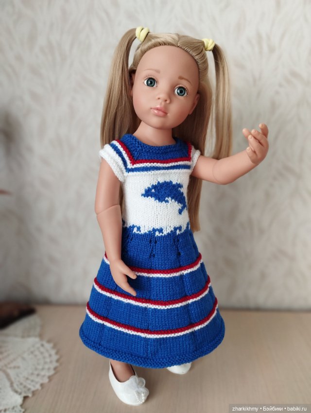 "Морские" платья — Одежда и обувь для кукол своими руками: фото (фото 2)