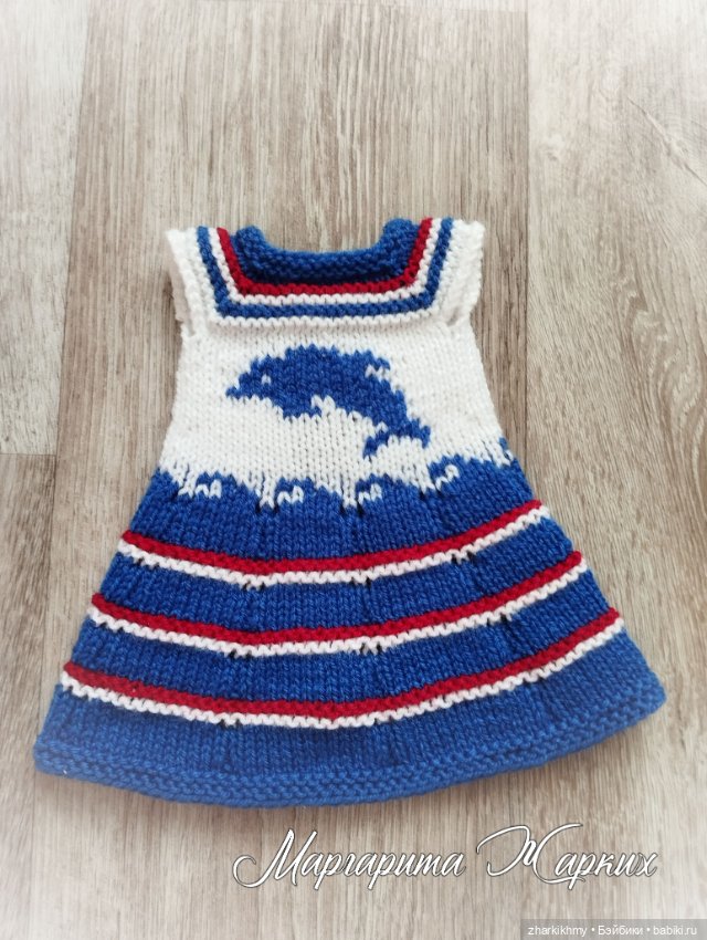 "Морские" платья — Одежда и обувь для кукол своими руками: фото