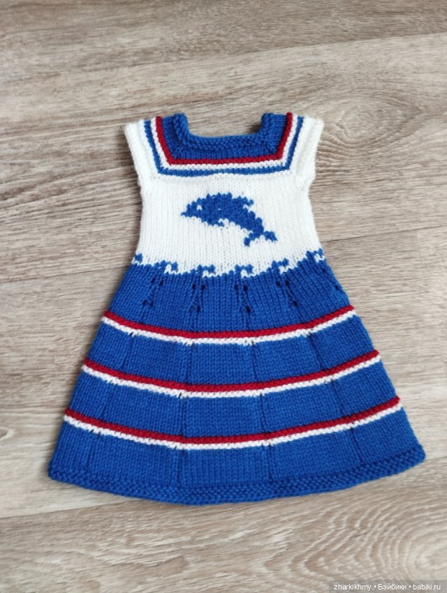 "Морские" платья — Одежда и обувь для кукол своими руками: фото (фото 5)