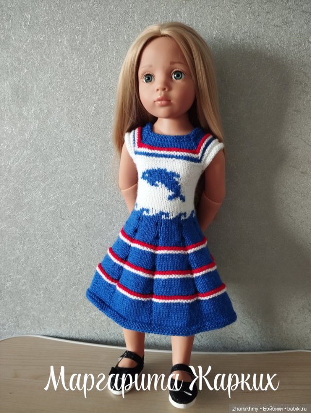 "Морские" платья — Одежда и обувь для кукол своими руками: фото (фото 3)