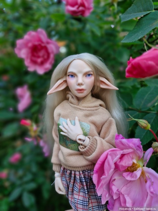 Элфи на прогулке — Авторские шарнирные куклы своими руками: лепка (фото 2)