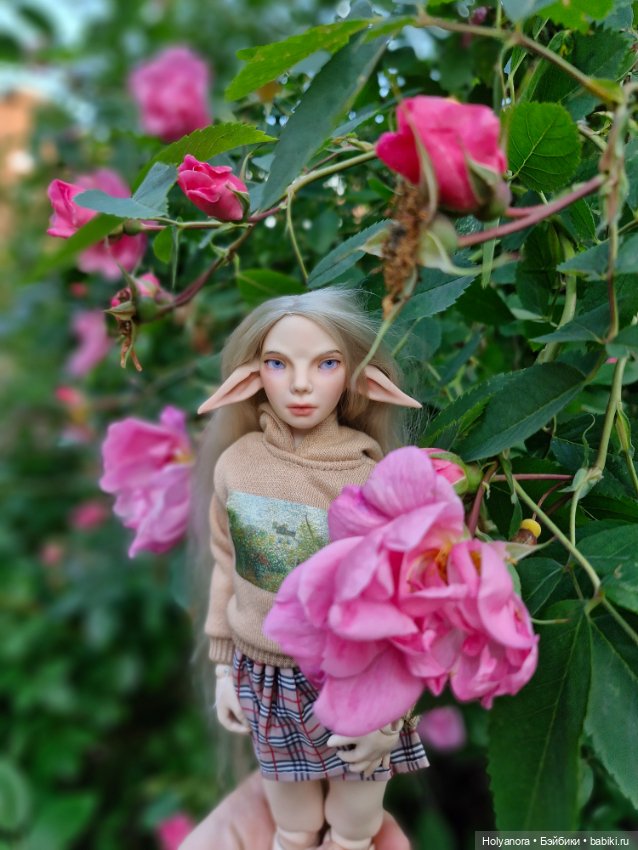 Элфи на прогулке — Авторские шарнирные куклы своими руками: лепка