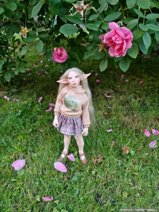 Элфи на прогулке — Авторские шарнирные куклы своими руками: лепка (фото 4)