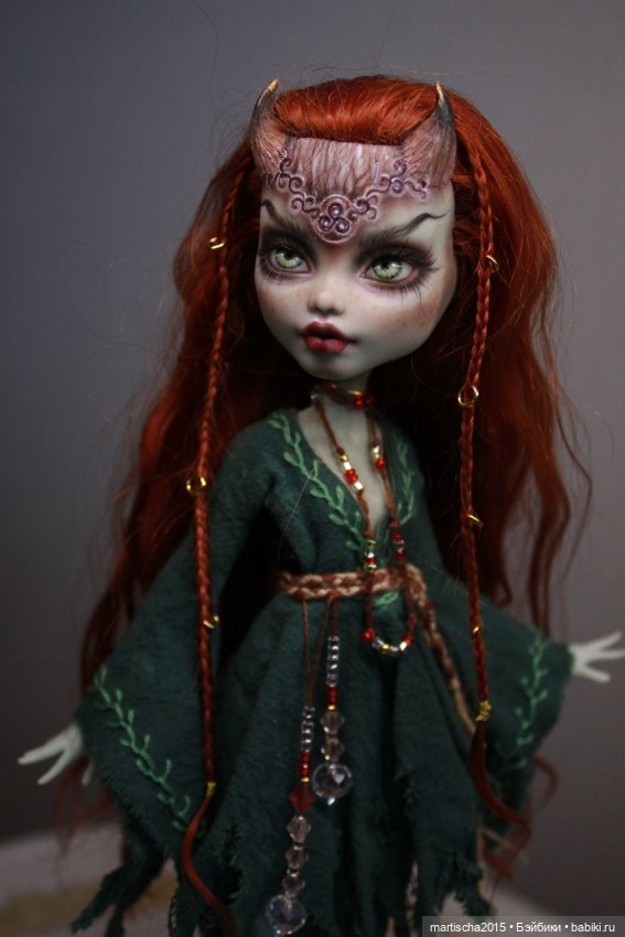 Фавна из кельтского леса — ООАК Monster High и Ever After High: репейнт